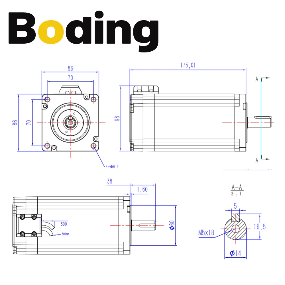 Imagem -03 - Closed Loop Stepper Servo Motor Driver Kits 2000rpm Shaft Diâmetro 14 mm 3hss2208h Mais 86j12156ec para Cnc Router Fases 12n.m Jmc-nema34