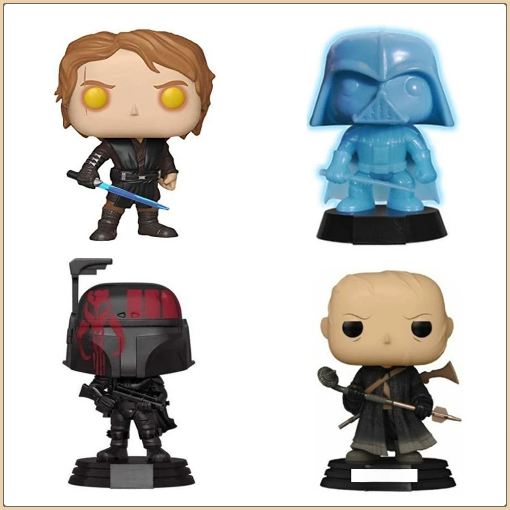 FUNKO POP Movie Star Wars Periphery Action Figures Anakin Ahsoka Darth Vader Popular Character Model Ornament Toy Children Gift