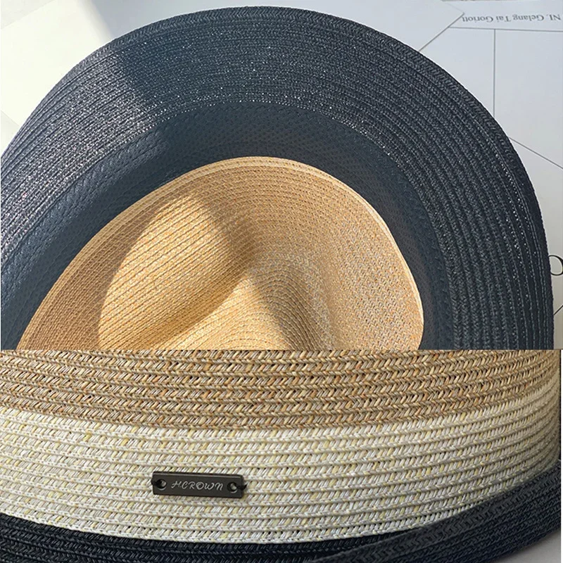 Unisex Jazz Straw Hat Men\'s Sun Hat Summer Outdoor Travel Fashion Comfortable Breathable Curly Designer Panama Fedoras Wholesale