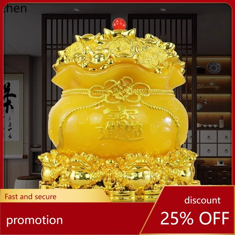 

CZ Fortune Abundance Bowl Ornament Home Decoration for Living Room, Entryway, Office Front Desk, Housewarming and Opening Gift