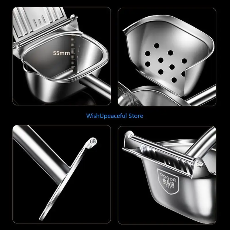 34YA Manual Fruit Juicer with Seed and Pulp Filter Lemon Clip with Comfortable Grip Ergonomic Design Handle Kitchen Household