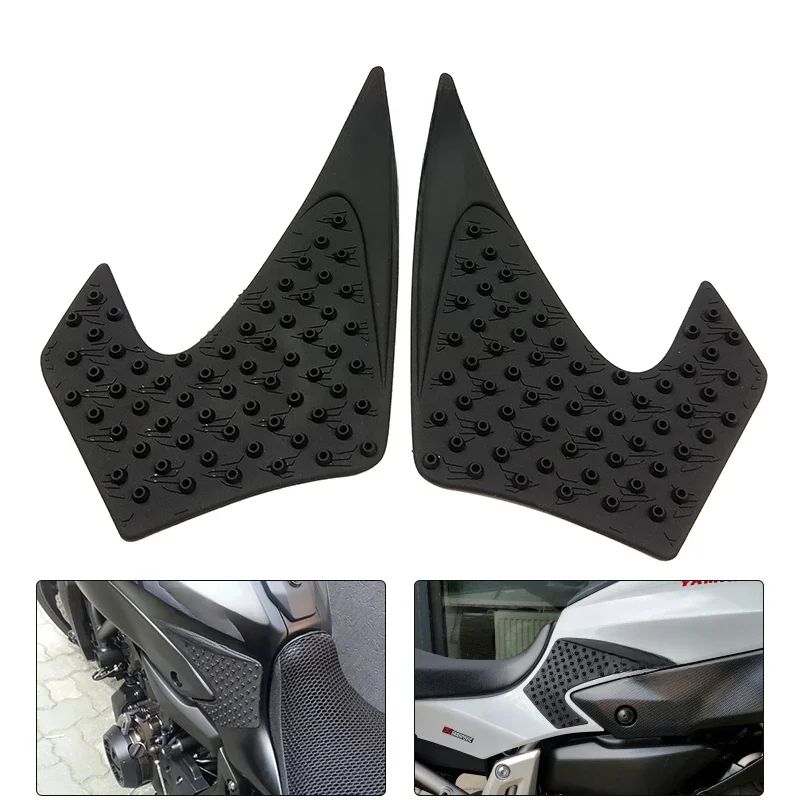 MT07 MT-07 13-17 Motorcycle Stickers Anti Slip Fuel Tank Pad Knee Grip Sticker For Yamaha MT-07 2013 2014 2015 2016 2017