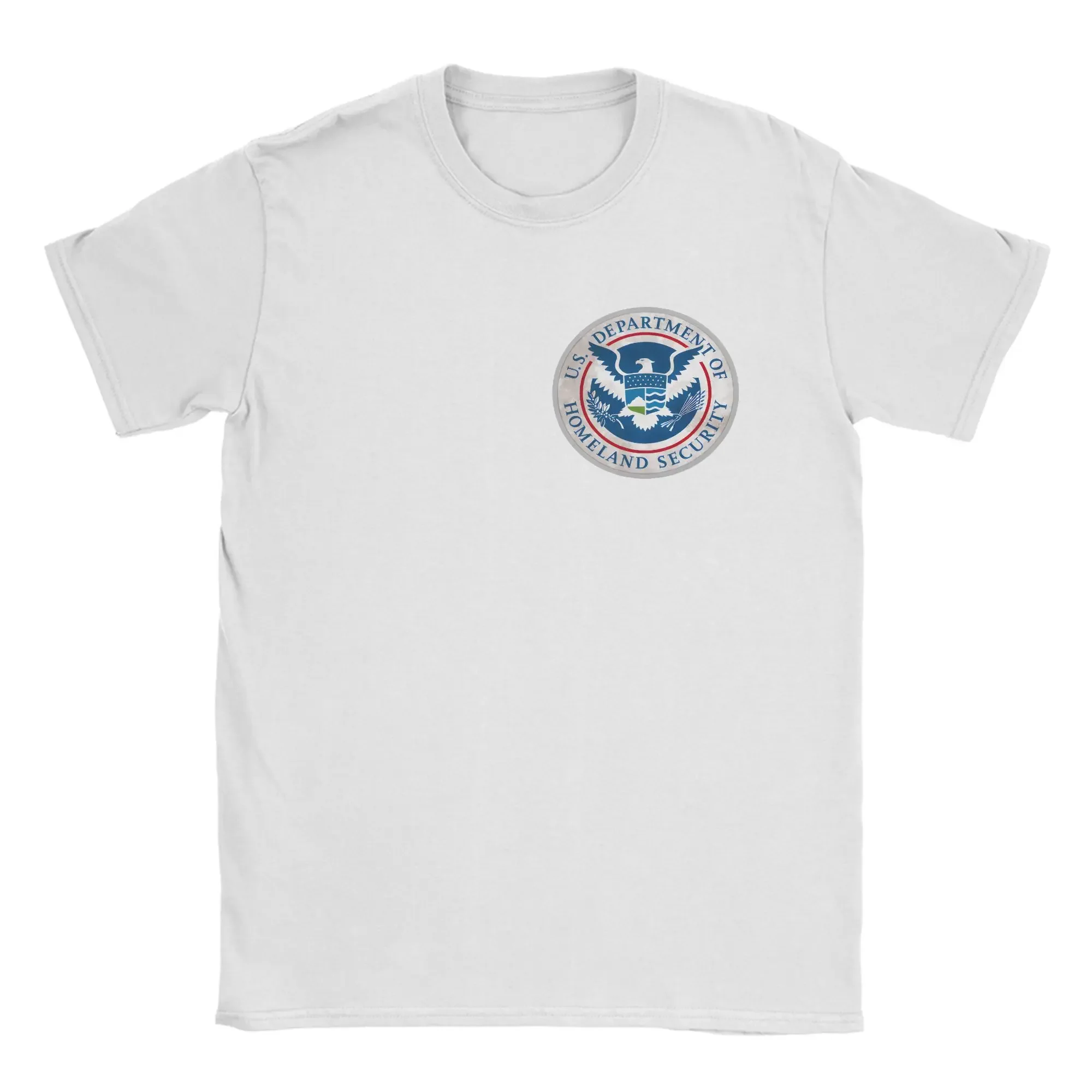 Harajuku T-Shirt Summer Ice Immigration Logo United States Immigration and Customs Enforcement Hip Hop T Shirts Cotton Tee Shirt