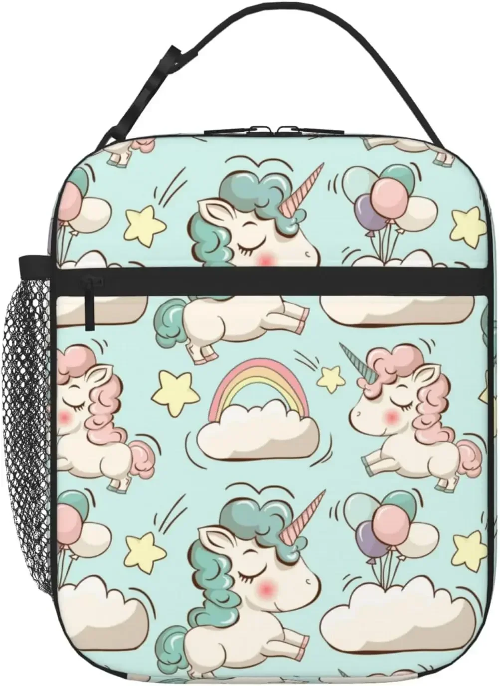 

Cute Animal Rainbow Unicorn Insulated Reusable Lunch Box Portable Lunch Tote Bag Cute Lunchbox For Work Office Travel Picnic