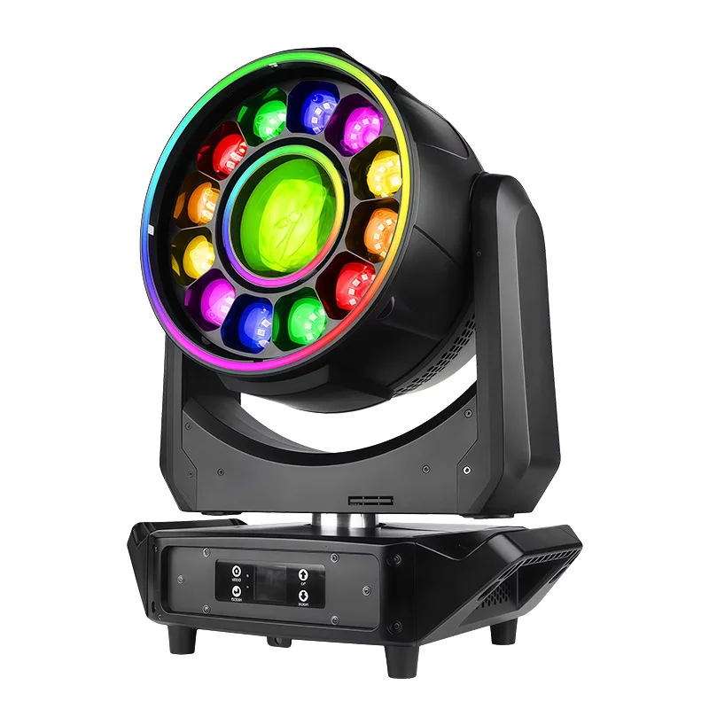 200W Donut Bee Eye Beam Light Rotating Stage Light For Wedding Performance Bar KTV Atmosphere Lighting