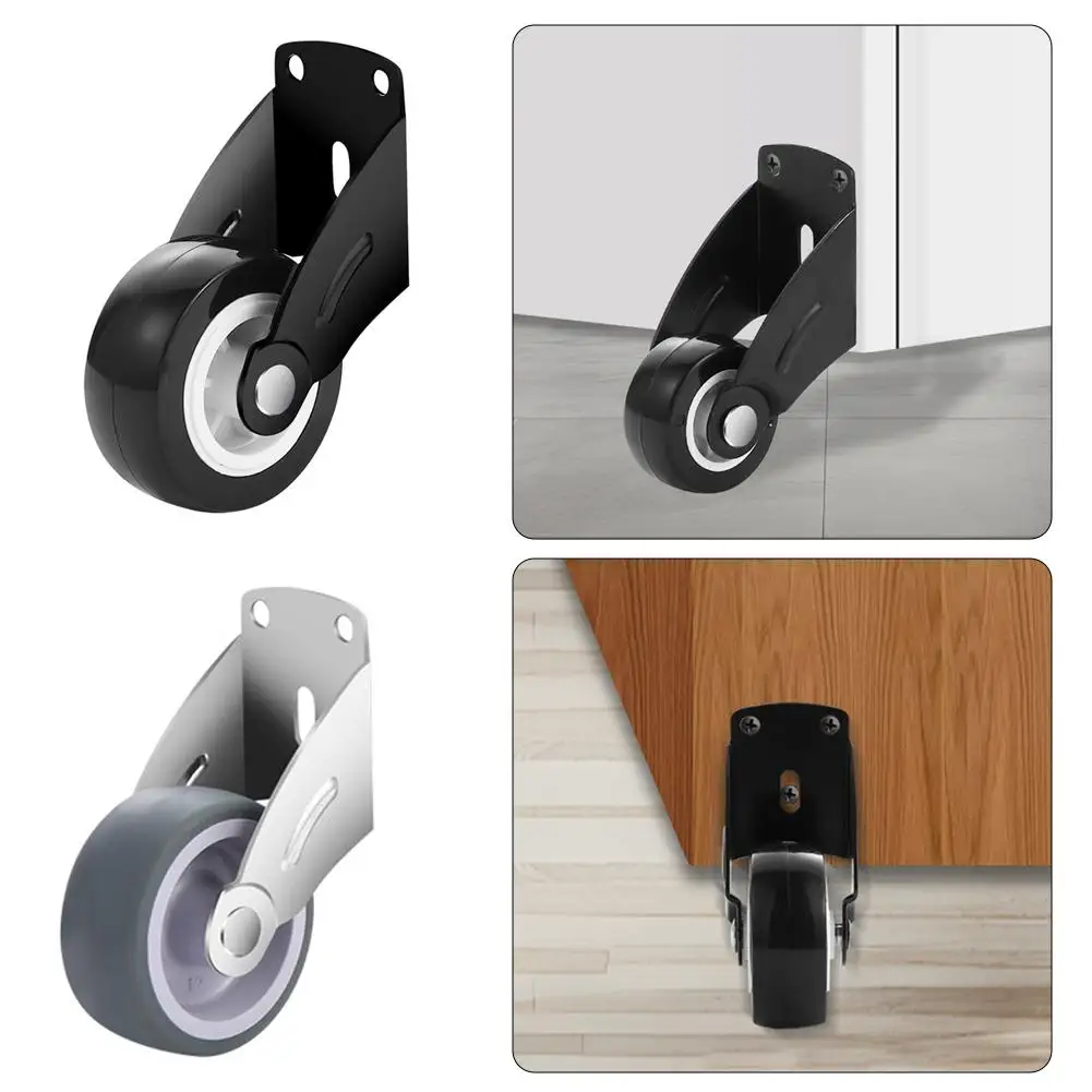 

Caster Tires Heavy Duty Soft Rubber Swivel Caster Quite Roller Wheels For Trolley Baby Crib Bed Wheels Home Accessory Y3E1