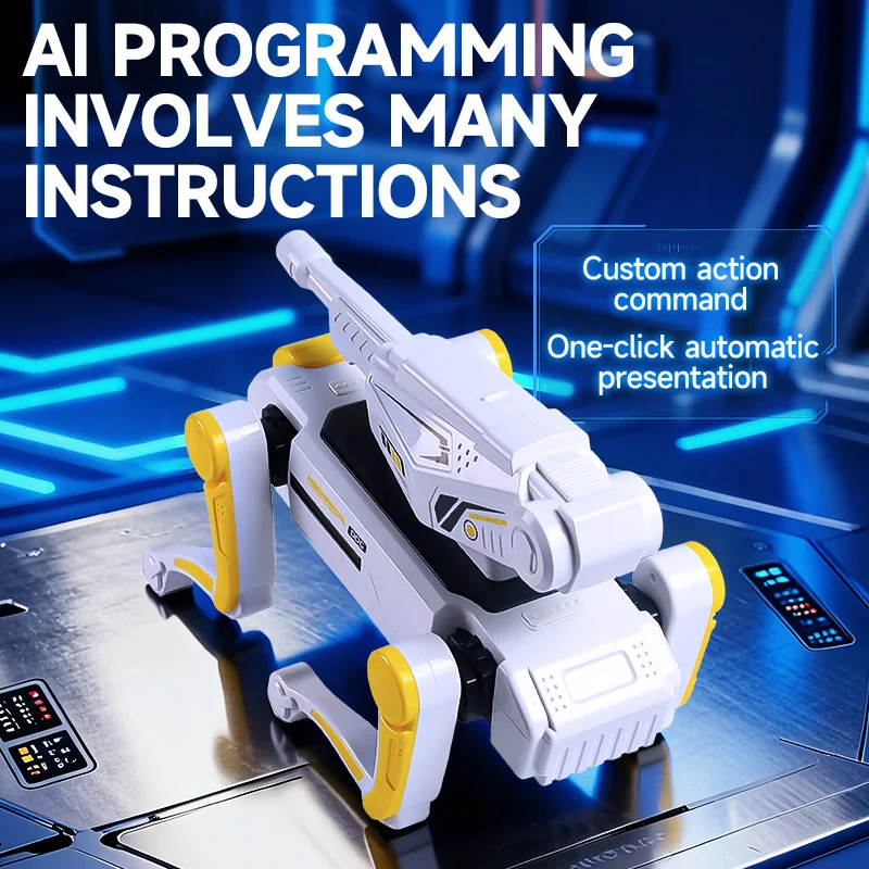 Cooles Spielzeugauto, lustiges Geschenk, heißer KI, intelligenter bionischer Rc-Roboterhund, ferngesteuertes Auto, Kawaii vierbeinige Rc-Autos, Spielzeug für Kinder