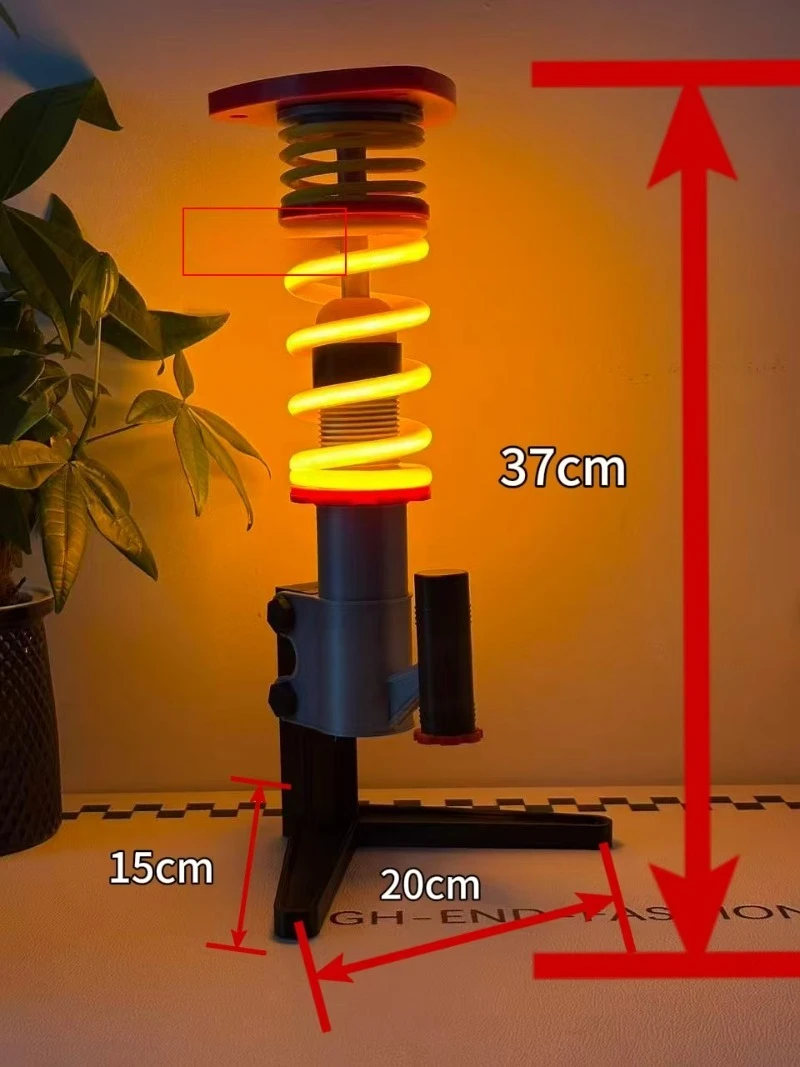 In Stock Original Shock Absorbing  Spring Night Light Car Ambient Light Car Decoration Creative Personalized Light Boy Gift