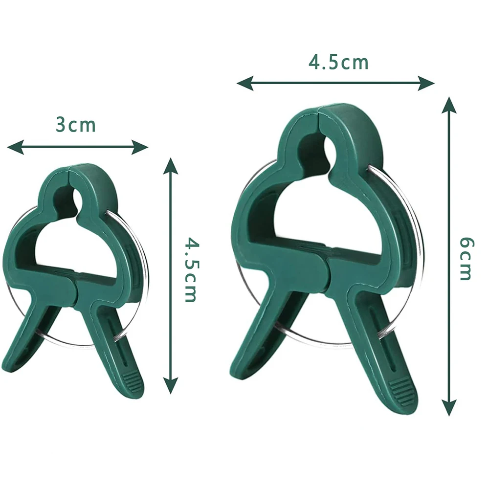 40pcs Garden Plant Fixed Clips for Vegetables Flowers Stem Vines Grape Clamp Support Straighten Stems Swallow Clip