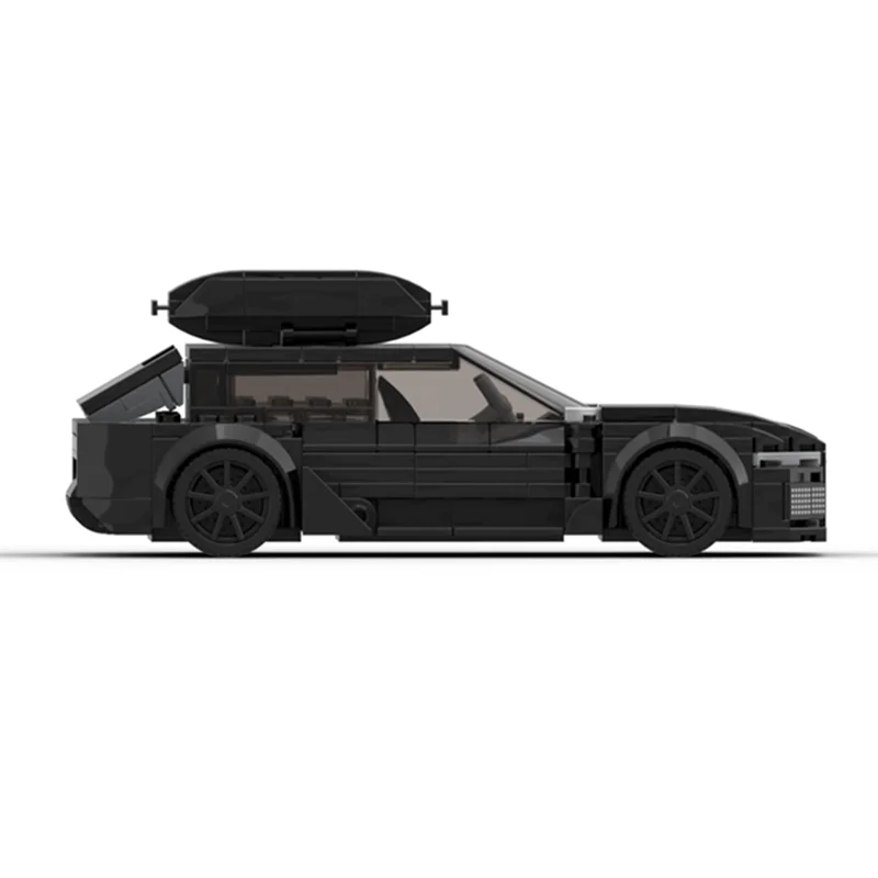 352 個 Moc カスタマイズテクニカル高級ブラックスポーツカーモデルスーパーカービルディングブロックスピード車両レンガのおもちゃ子供大人のギフト