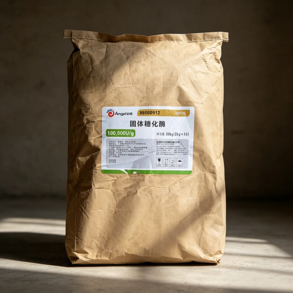 PE Bag Packaging Solid Saccharification ENZYME 100000 Units 200g 500g Packaging Home Brewing