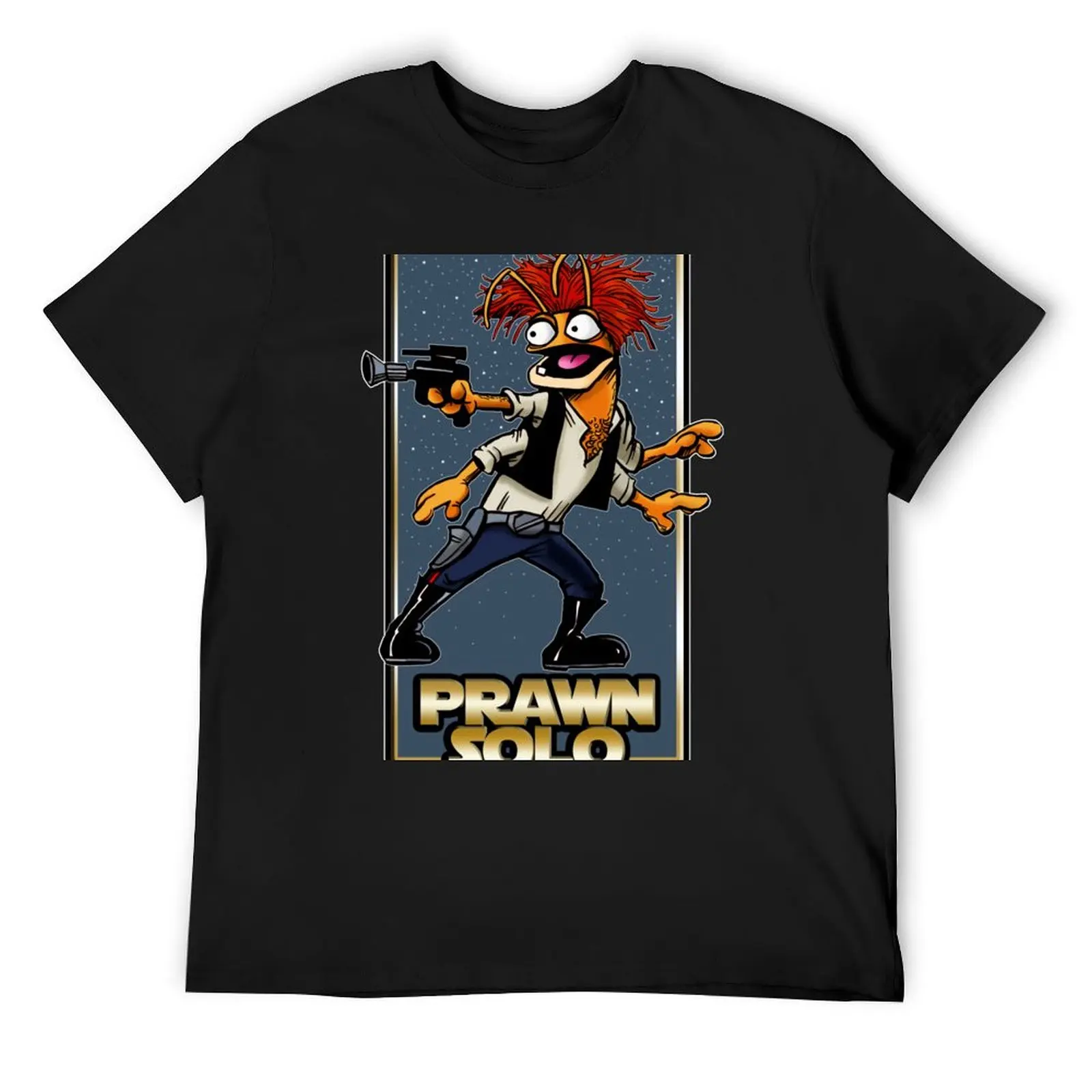 Prawn Solo T-Shirt vintage graphic tee plus size clothes man clothes men t shirt