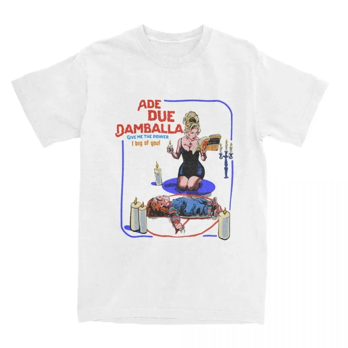 Ade Due Damballa Bride of Chucky T-Shirt Men Women 100% Cotton Plus Size O-Neck Oversized Casual Harajuku Streetwear Unisex Tees