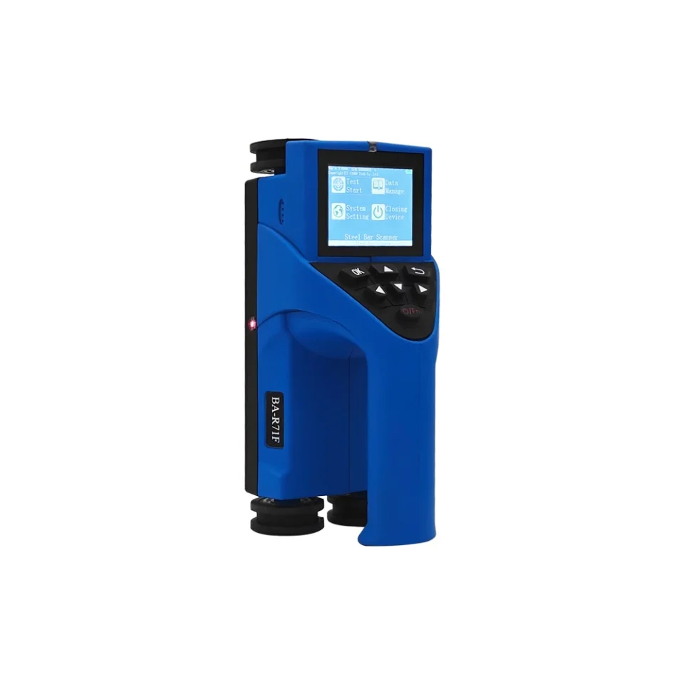 Ba-R71F Concrete Rebar Scanner Portable Rebar Measuring Distance Detector Metals Construction Measuring Tool