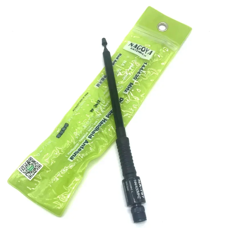 

Original NAGOYA NA767 144/430MHz 10W Whip Telescopic Dual Band Handheld BNC Plug Antenna for ICOM V8 V82 V85 Radio Walkie Talkie