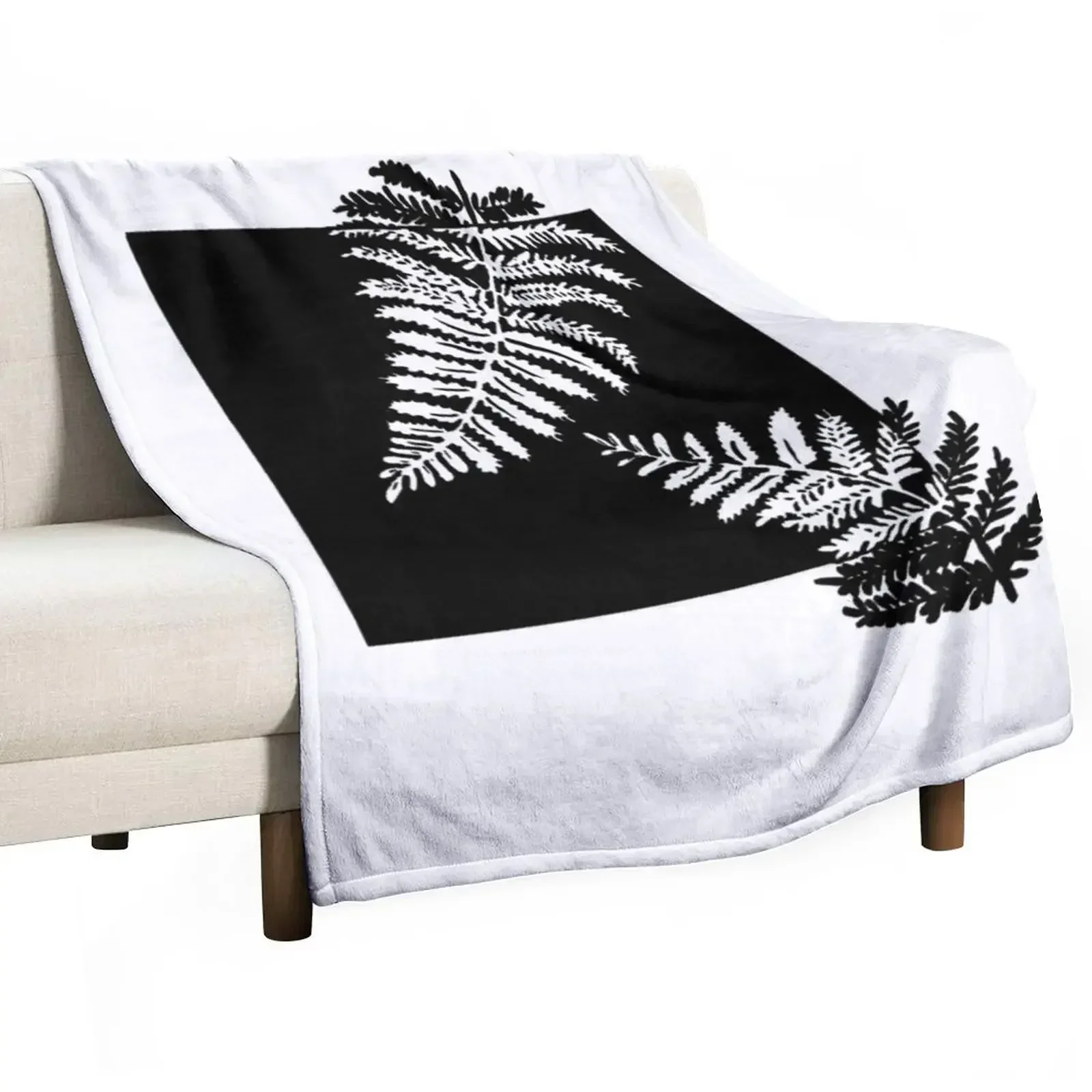 

Two Ferns in Negative Space Throw Blanket Beautifuls valentine gift ideas Luxury St Blankets