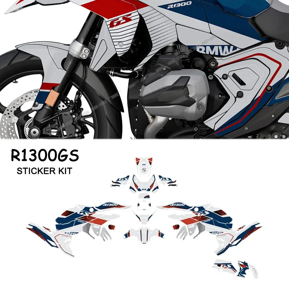 For BMW R1300GS R 1300GS GS 1300 23-24 Modification Accessories Sticker Kit Fairing Anti-Scratch Sticker Decal Paint Protection