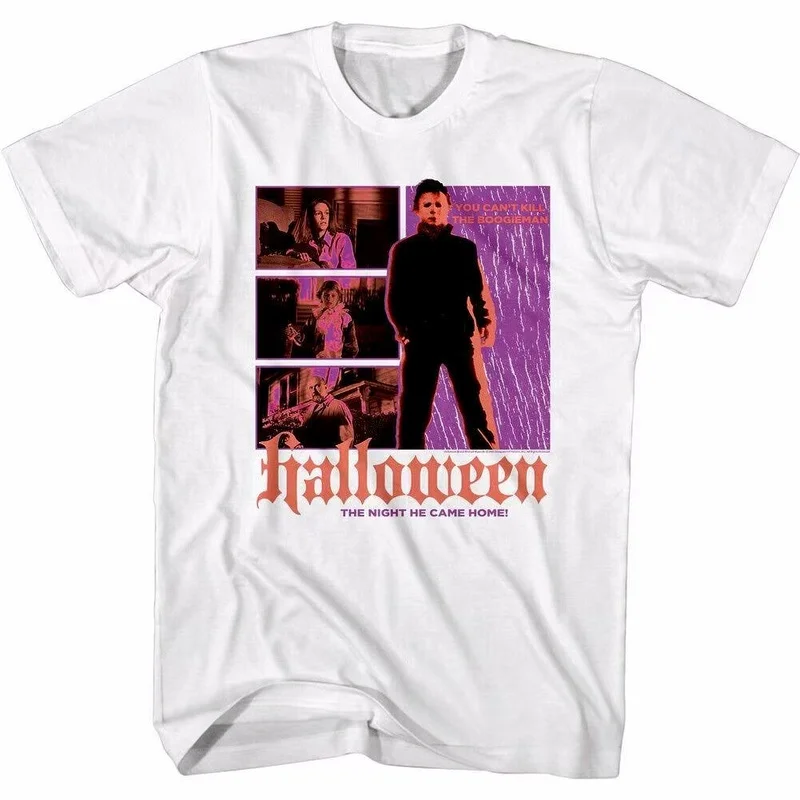 

HALLOWEEN Excerpts Printed Cotton T-shirts Men's and Women's Trends Casual Loose T-shirts High Street Fashion Short Sleeve