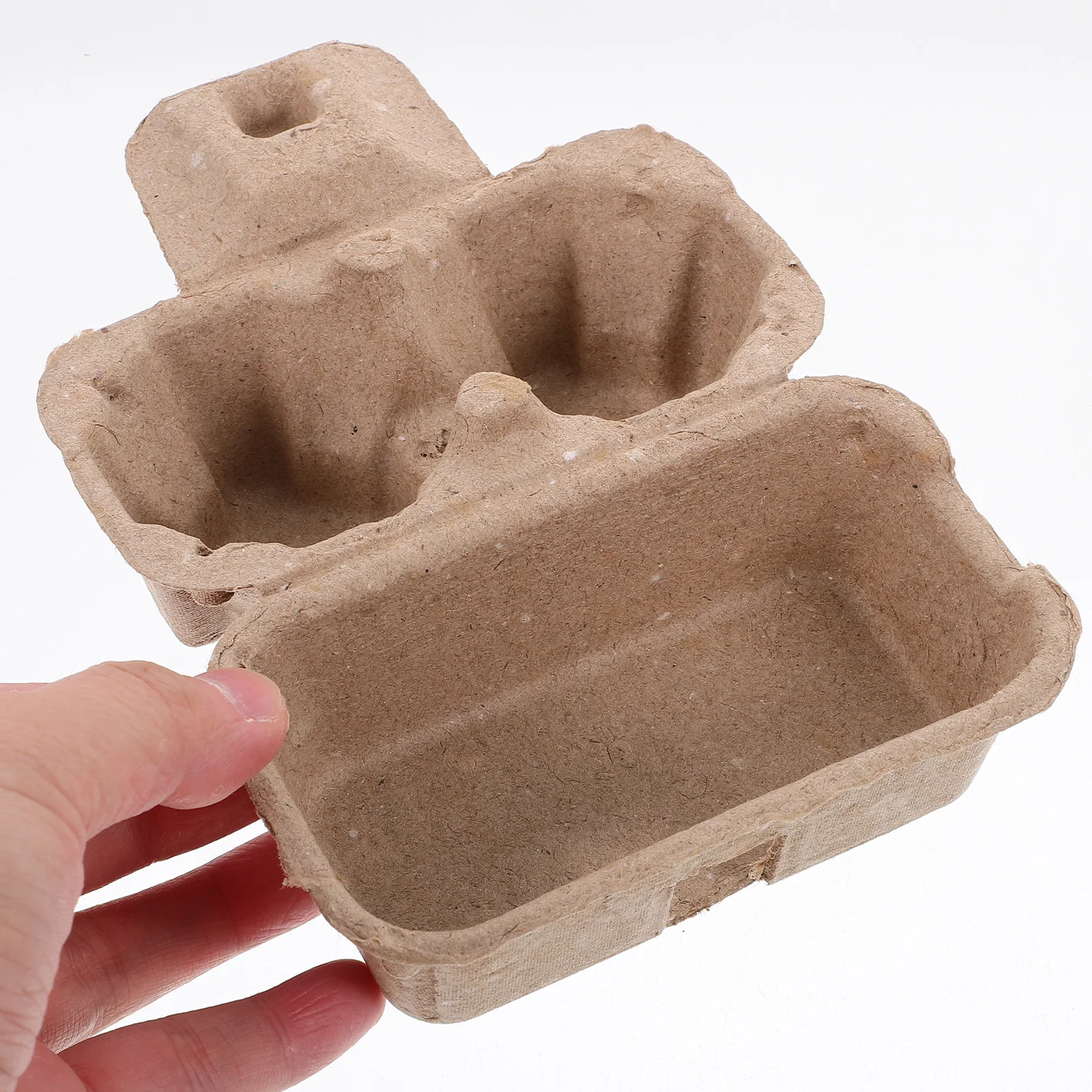 12Pcs Egg Carton Paper Pulp Container Egg Box Storage Boxes Bulk Holders Chicken Egg Trays Fridge ganizers Packaging Solutions