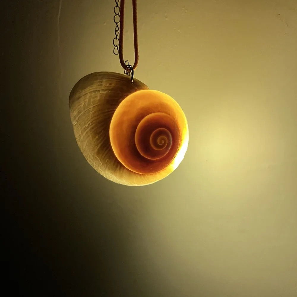 Rope Chain Sea Snail Shell Necklace Conch Shell Glowing Shells Glowing Necklaces Cosplay Costume Jewelry Gift