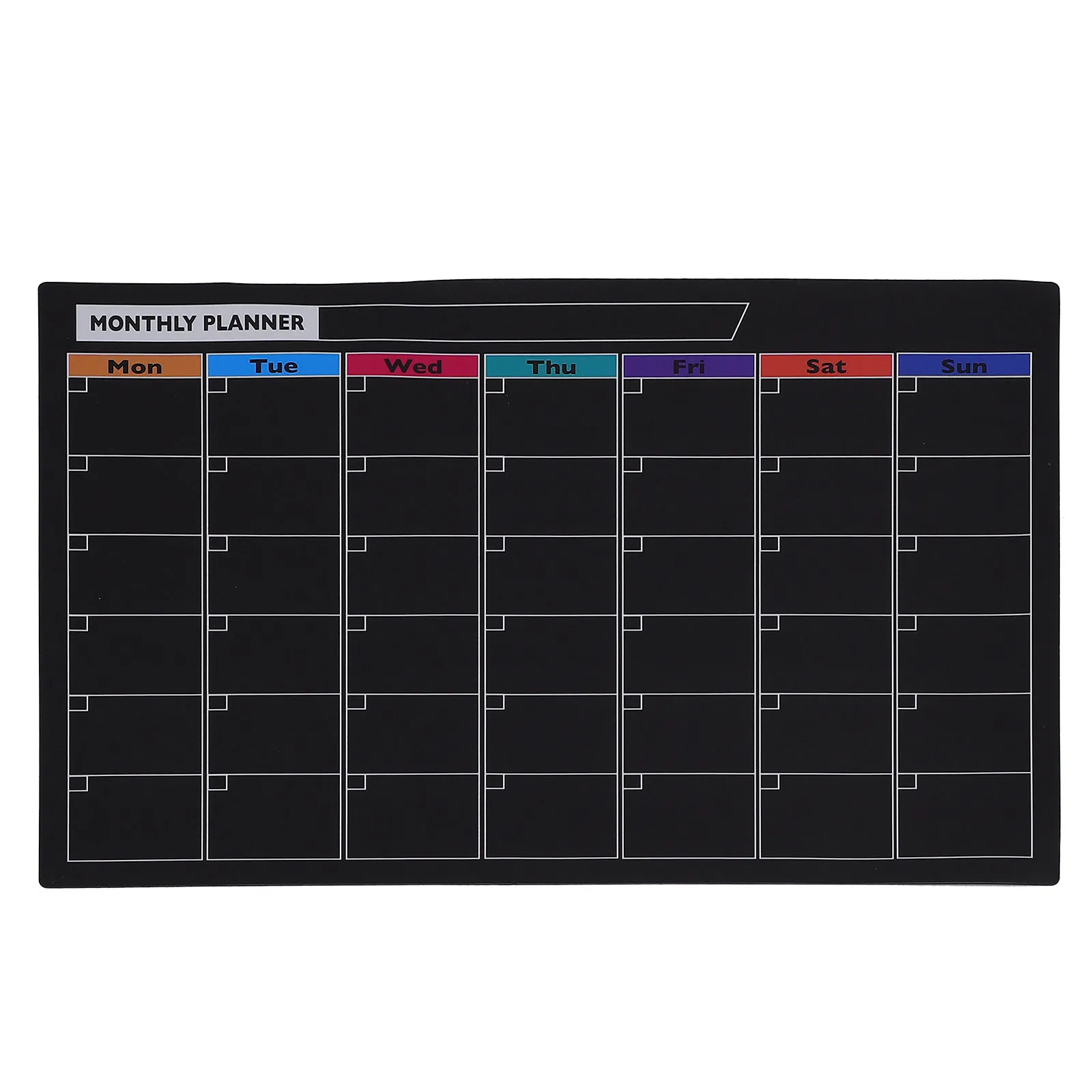 Magnetic Monthly Planner Board – Erasable Refrigerator Message Board for Calendar, Schedule & Notes Organizer