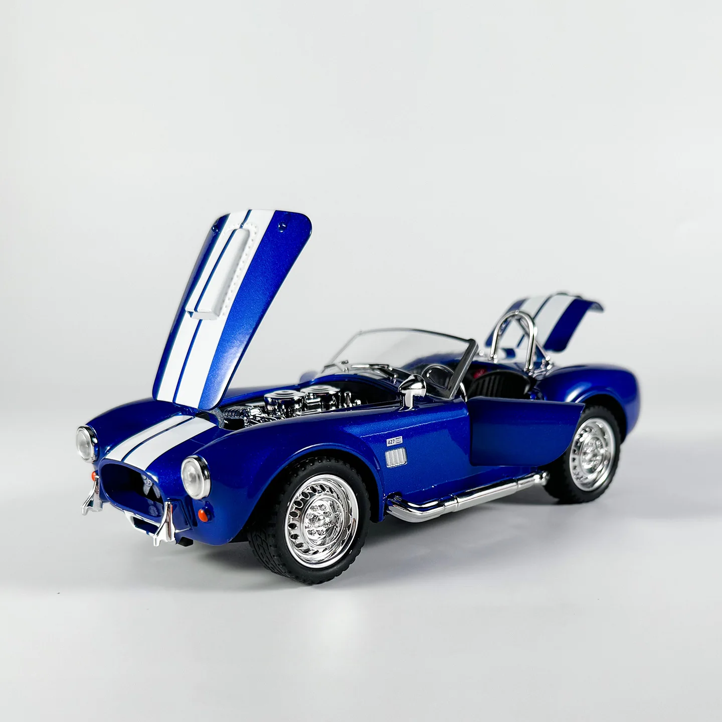 1:22 Cobra converteerbaar supercar-legeringsmodel, prachtige desktopornamenten, de beste collectie voor automodelliefhebbers