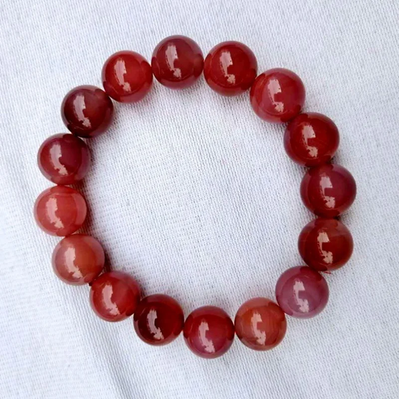 Wholesale Southern Red Agate Single Circle Bracelet