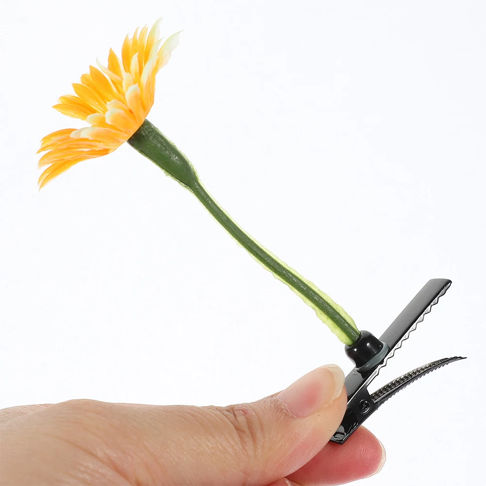 

30Pcs Girls Hair Clip Sunflower Flower Hairpin Assorted Cartoon Barrettes for Everyday Wear School Party Hair Accessories