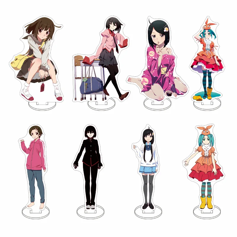 NEW Anime Off&Monster Season Acrylic Stand Figure Character Sengoku Nadeko Creative Cartoon Decoration Collection Gifts