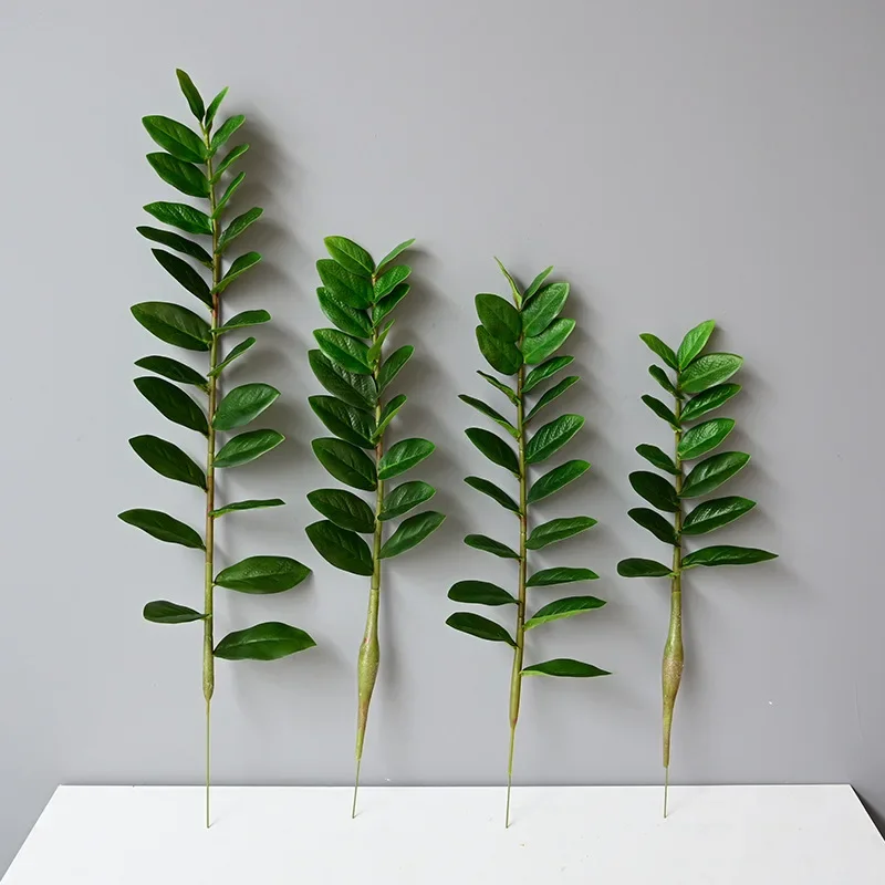 51in Gefälschte Pflanzen Große Künstliche Ficus Pflanzen Zweige Kunststoff Gefälschte Leafs Grün Banyan Baum Für Haus Schlafzimmer Garten Shop Decor – Detail 9