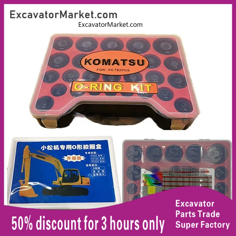 

Excavator Parts XCMG Liugong Doosan Daewoo Sumitomo Komatsu Kobelco sany O-Ring Sealing Ring Hitachi Oil Seal Repair Box