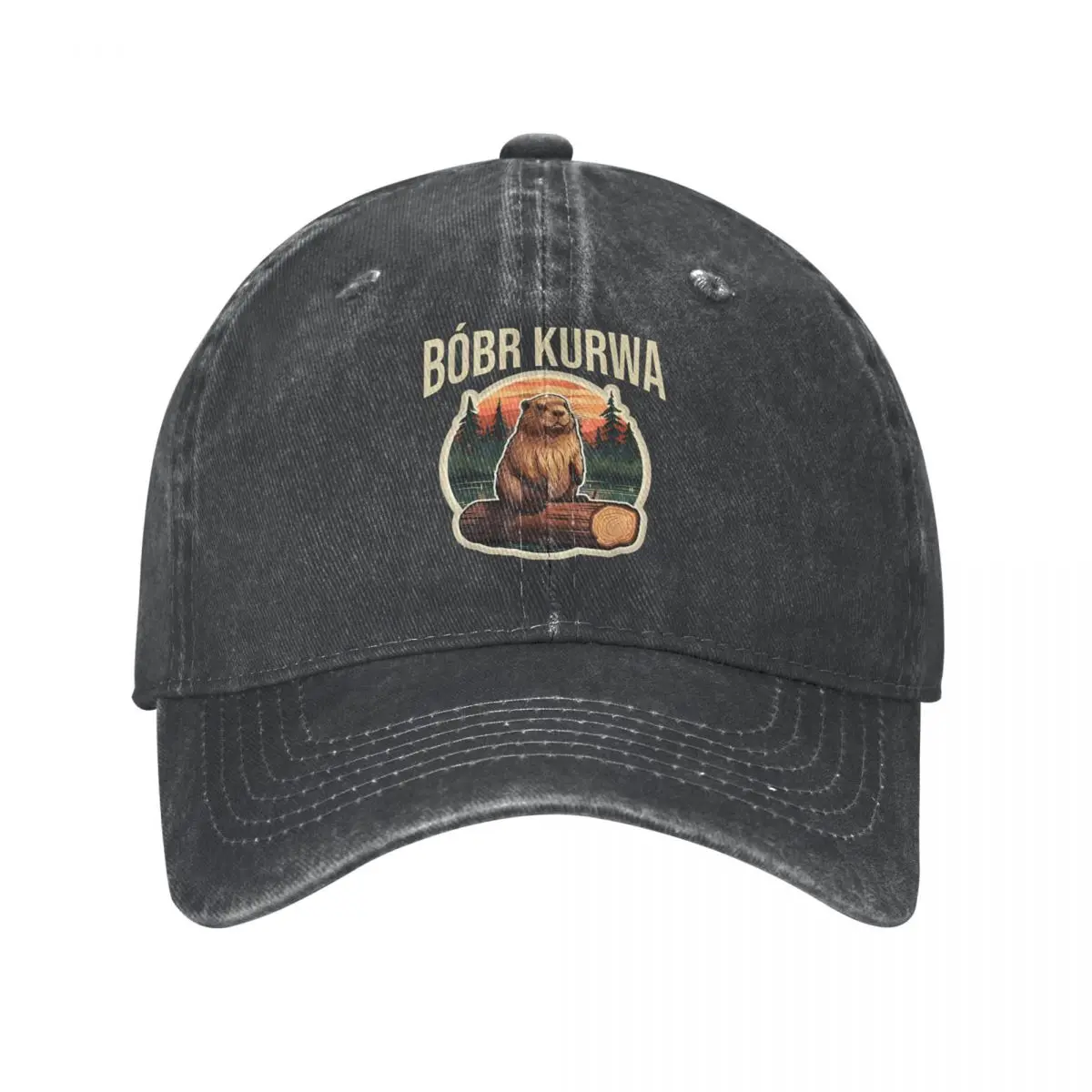 Bobr Kurwa Baseball Cap Bober Beaver Couple Women Sunscreen Trucker Hat Spring Street Style Running Hippie Baseball Caps