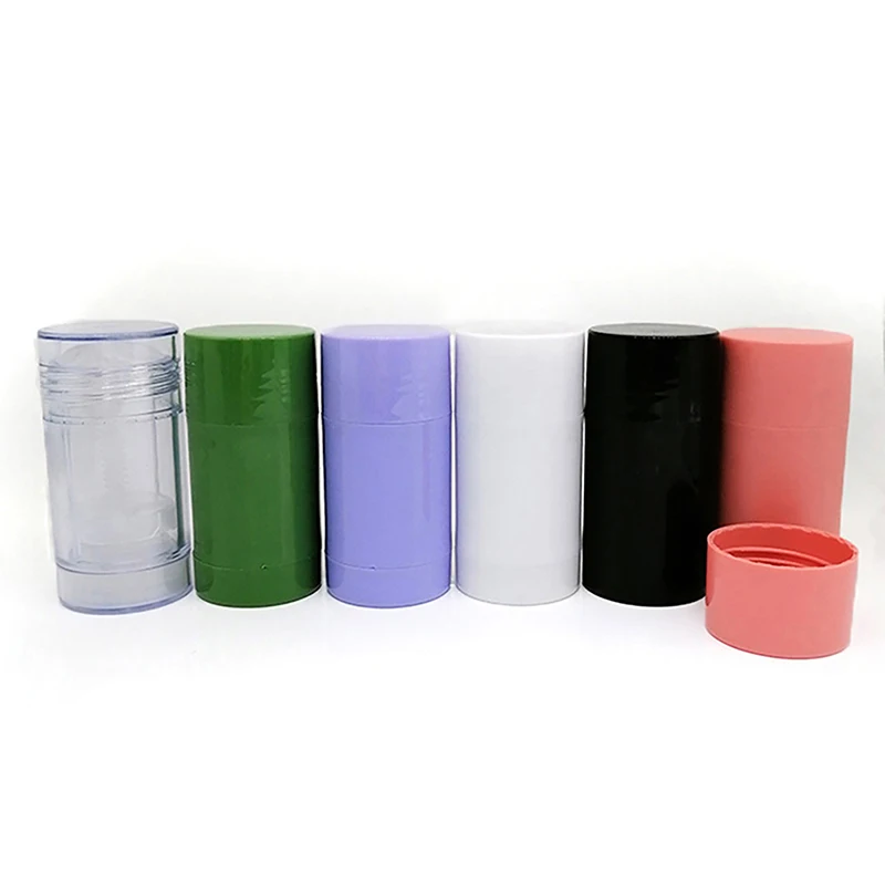 1PC 40g Empty Deodorant Containers Refillable Plastic Twist-Up Bottle For DIY Natural Crystal Deodorant Stick Cosmetics Tube