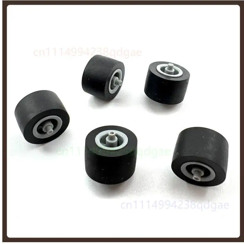 1PCS Cassette Deck Pinch Roller 10.8mm With Shaft Rubber Pressure Wheel For Tape Recorder Movement And Craft Repair Parts