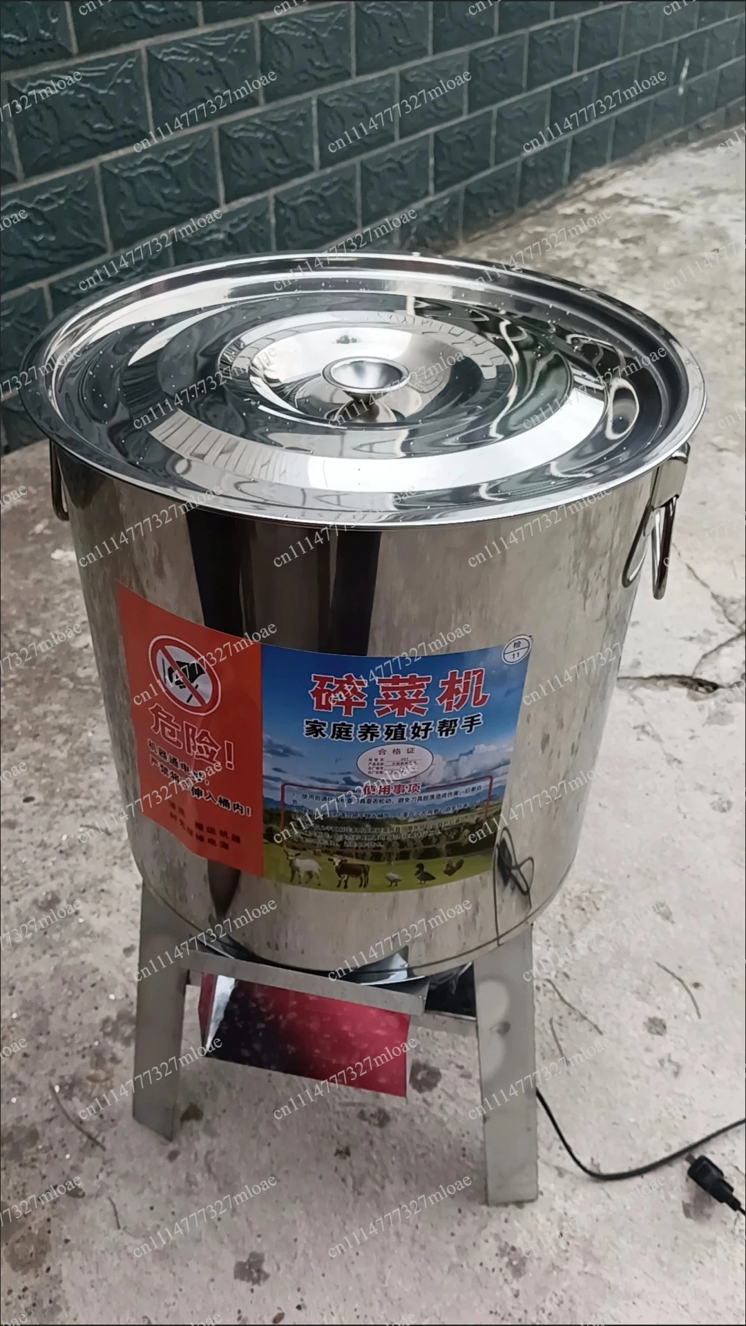 

1000W-1300W Multifunctional Vegetable Crusher Vegetable Cutter New Stainless Steel Vegetable Crusher Chicken Farmers