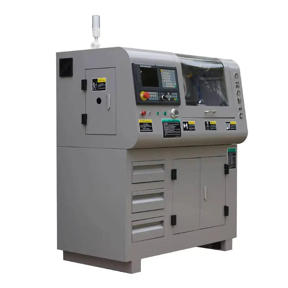 210 مخرطة صغيرة هاين للتعليم المدرسي ومستخدمه هواية DIY مع وحدة تحكم CNC الصينية