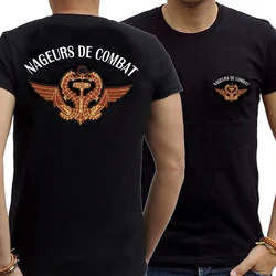 French Naval Special Forces Hubert Swimmer Combat T-Shirt New 100% Cotton Short Sleeve O-Neck Casual Mens T-shirt Size S-3XL