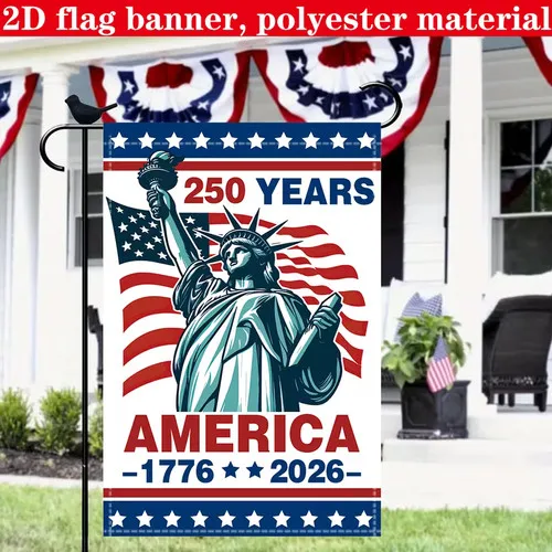 The 250Th Anniversary Party of The United States 3D Print Garden Flag EEJ UUN