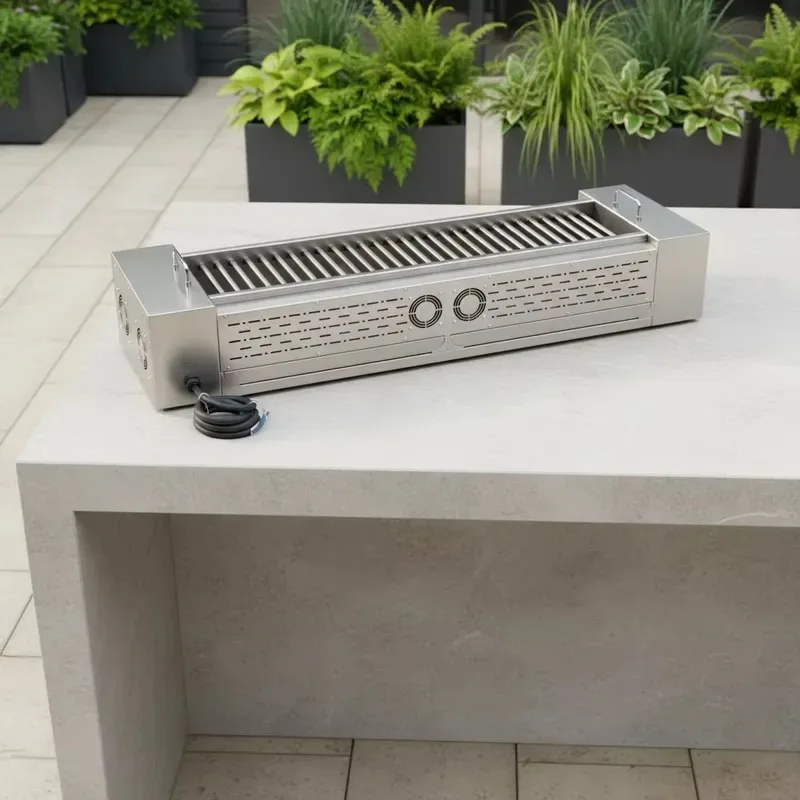 Electric Stainless Steel Grill for Outdoor Commercial Use Direct Heating BBQ Grill