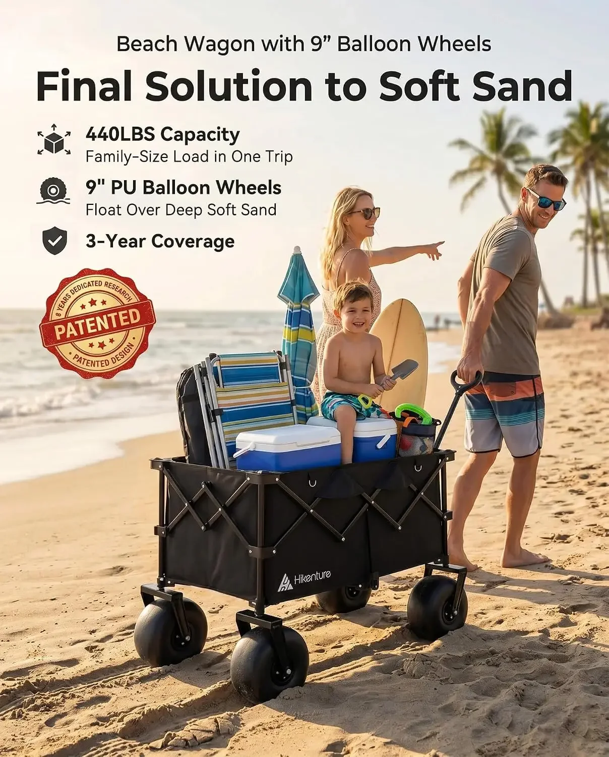 Beach Wagon with Balloon Wheels, 9