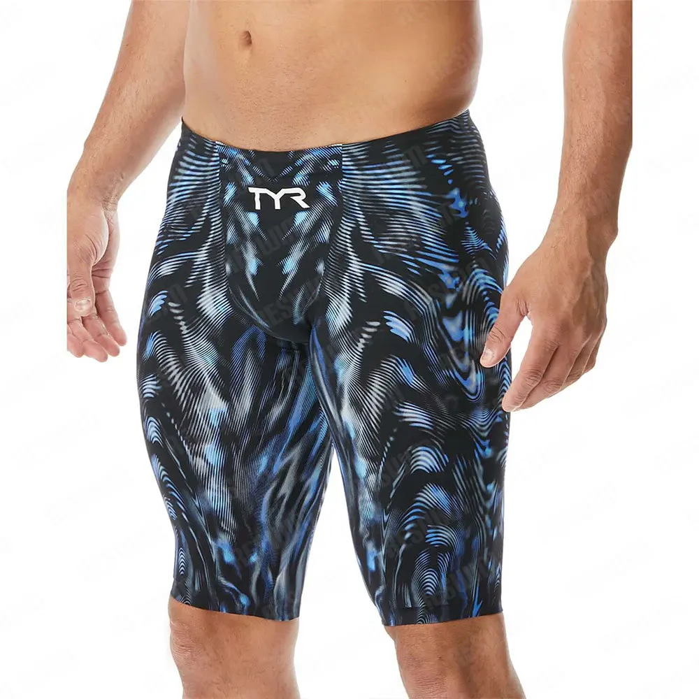 Summer Men's Swim Jammer Shorts Endurance Athletic Training Swimsuit Beach Jamm… - Image 3