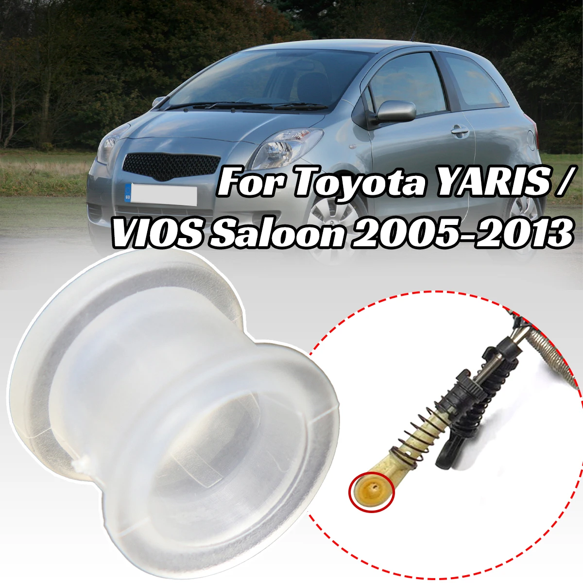 Gear Shift Cable Linkage Bushing For Toyota YARIS VIOS Saloon Shifter Lever Connect End Collect Adjuster Selector Bush 2005-2013