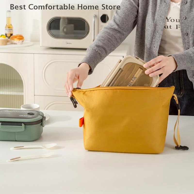 1pcs Lunch Pack Insulated Bento Bag Aluminium Foil Lunchbox Ice Bag Portable Dinner Picnic Food Storage Handbag