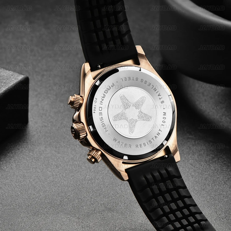 2025 Nowy PAGANI Design Top Marka Męskie Sportowe Zegarki Kwarcowe Szafirowe Stal Nierdzewna Wodoodporny Chronograf Luksusowy Reloj Hombre