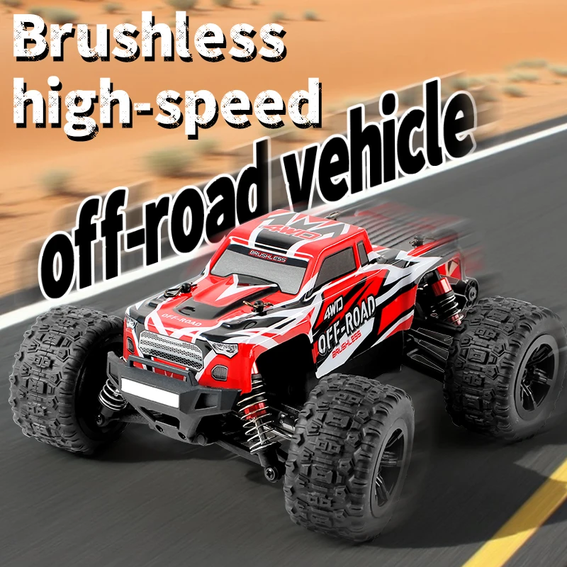 クールなもの おもちゃの車 面白いギフト - かわいい 40km/h 高速 4WD Rc トラック、ブラシレス Rc ドリフトカー、ビッグフット オフロード Rc カー、男の子用おもちゃ