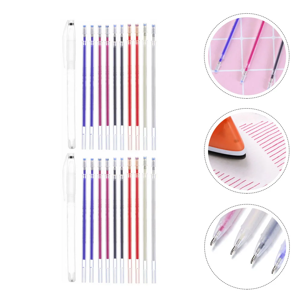 2 مجموعات تختفي علامات أنماط معقدة الإبداعية دليل علامة مؤقتة خط الأقمشة قلم تحديد الأقمشة قلم تحديد #2