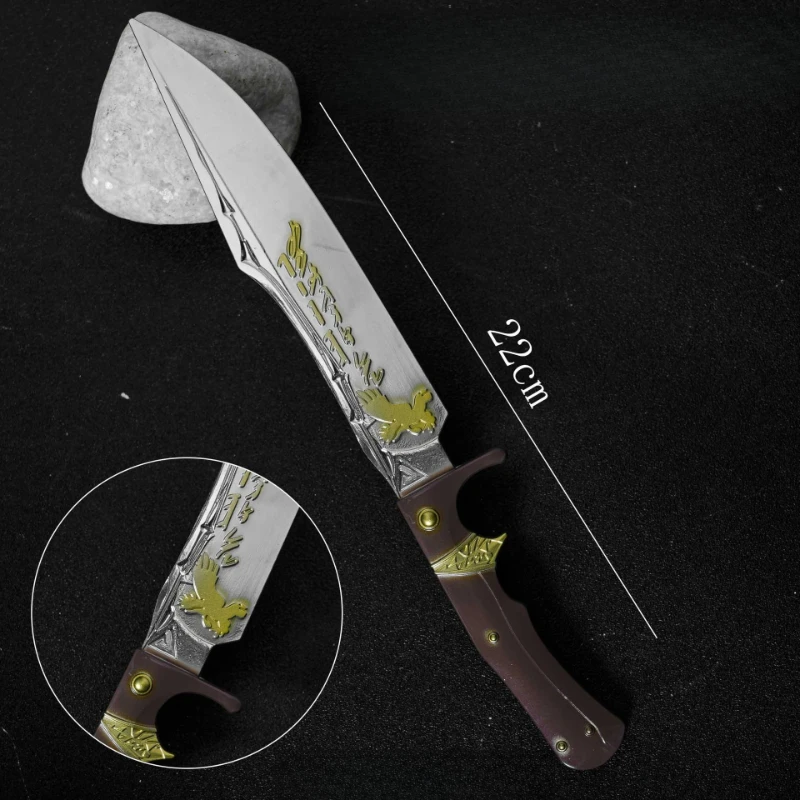 22 cm/8.66in Delta Force Rituelen Messen Metalen Wapens Modellen Games Perifere Cosplay Props zwaard Desktop Ornamenten Jongen Gift speelgoed