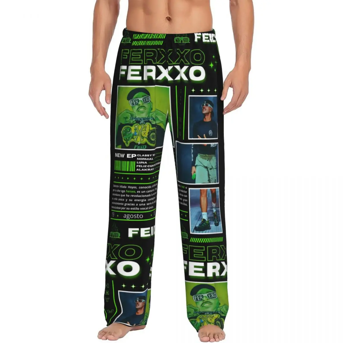 

Custom Men Feids F Cartoon Ferxxoo Pajama Pants Print Sleep Sleepwear Bottoms with Pockets