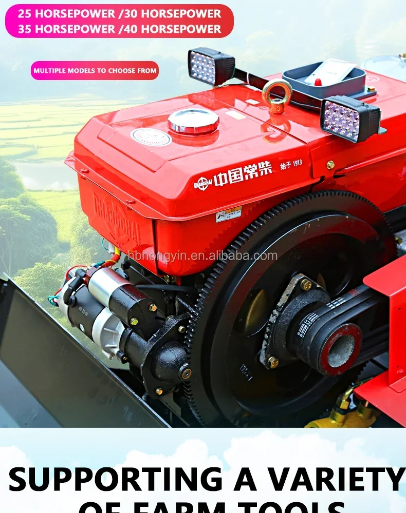 Large orchard crawler type micro-cultivator multi-functional water and drought micro-cultivator