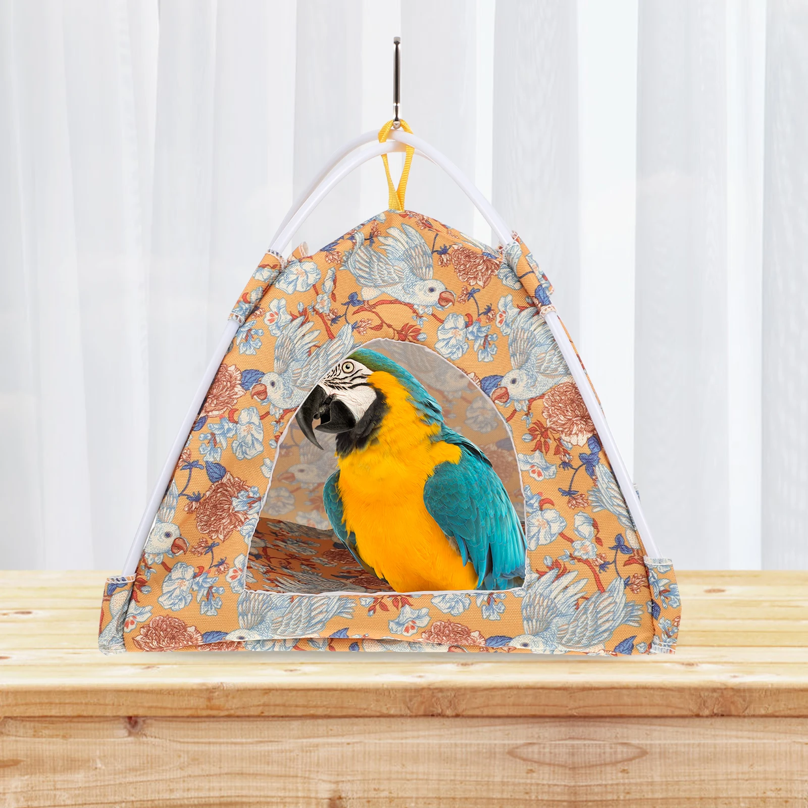 

Nest Cage Sleeping Bed Pet Hammock Indoor Outdoor Use Warm Breathable Space-Saving Quick-Dry Easy- Parrot Hammock Pet